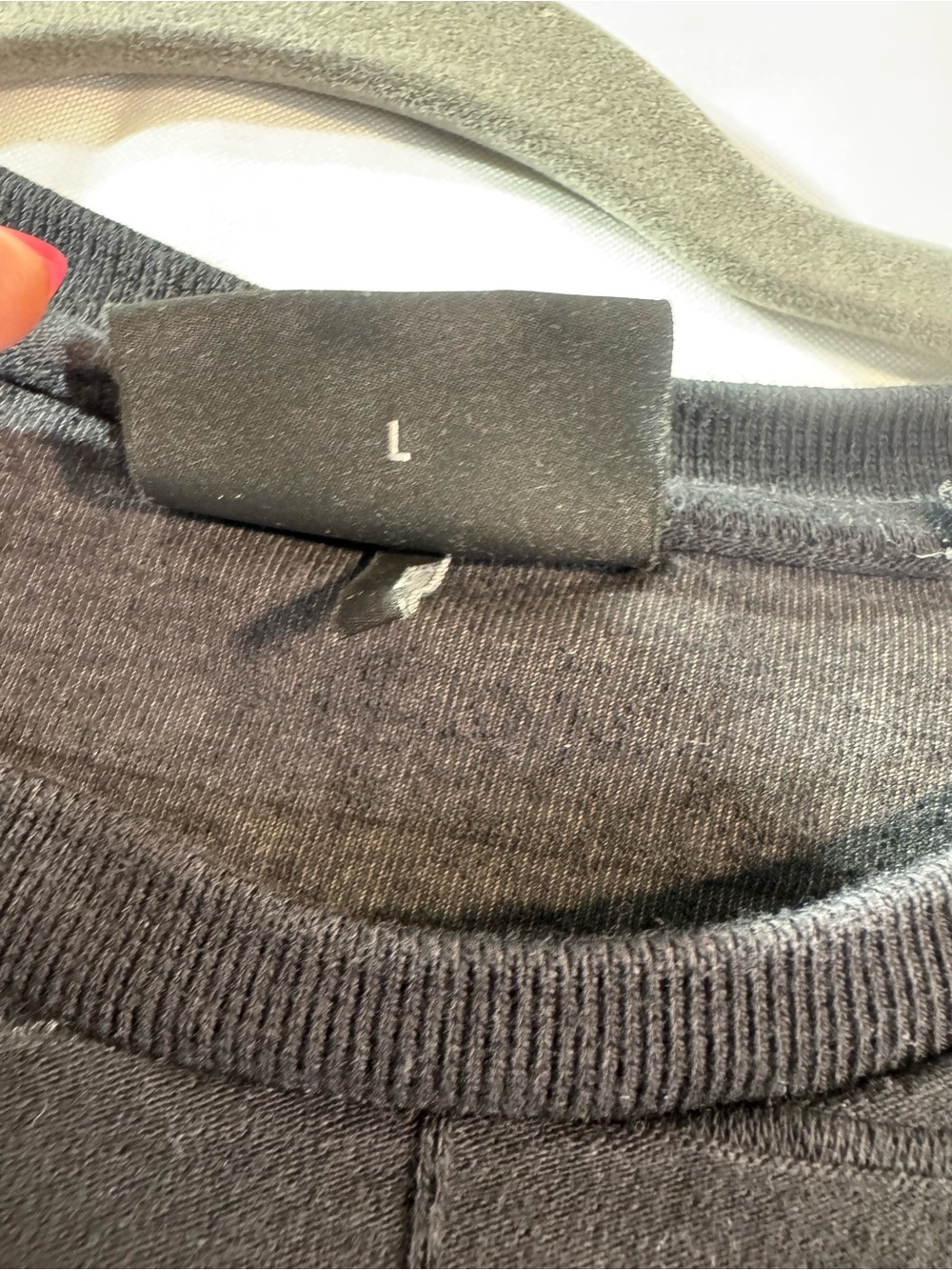 Emporio Armani Men's Large Short Sleeve Crewneck Shirt - Charcoal - Picture 6 of 12